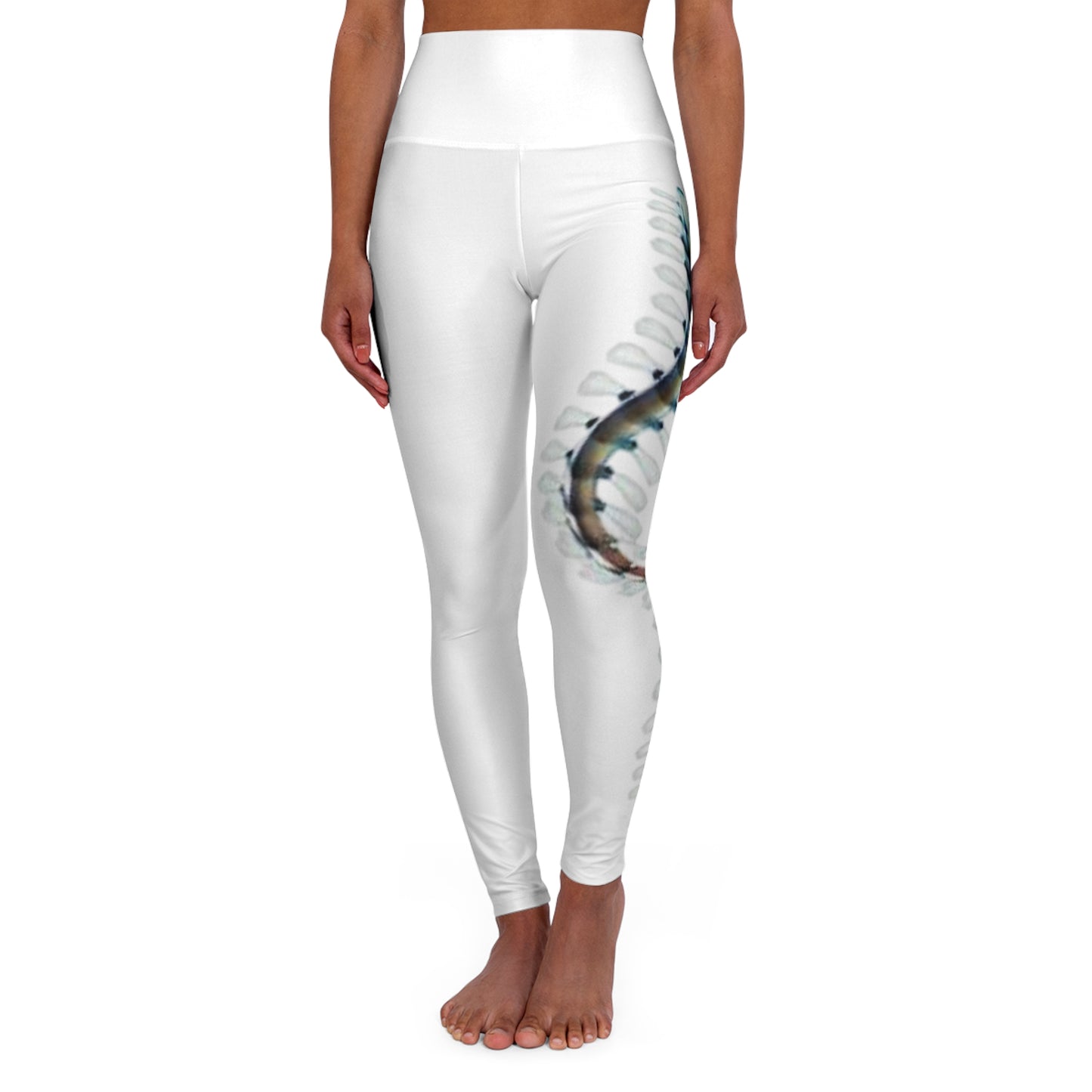 Octopus Design High Waisted Yoga Leggings - Comfortable and Trendy Activewear