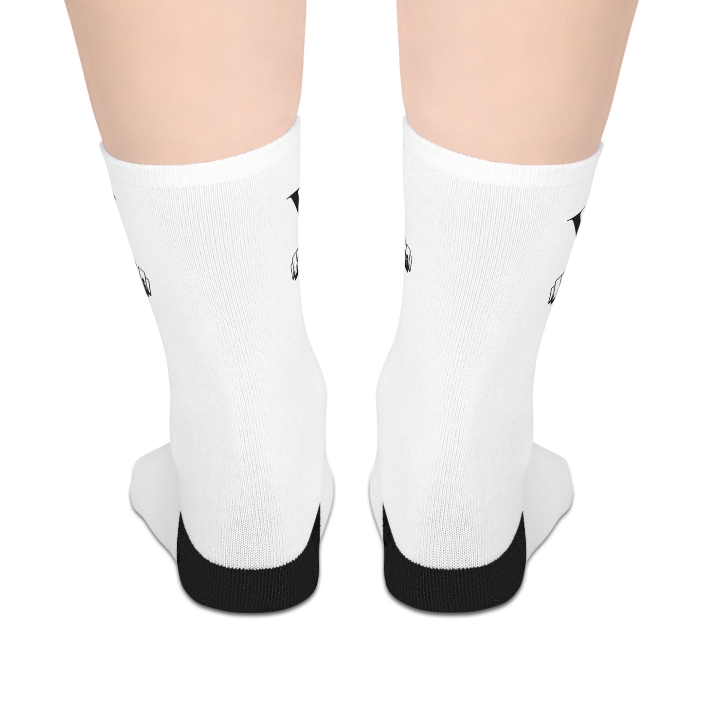 Trendy Mid-Length Socks with Stylish Graphics