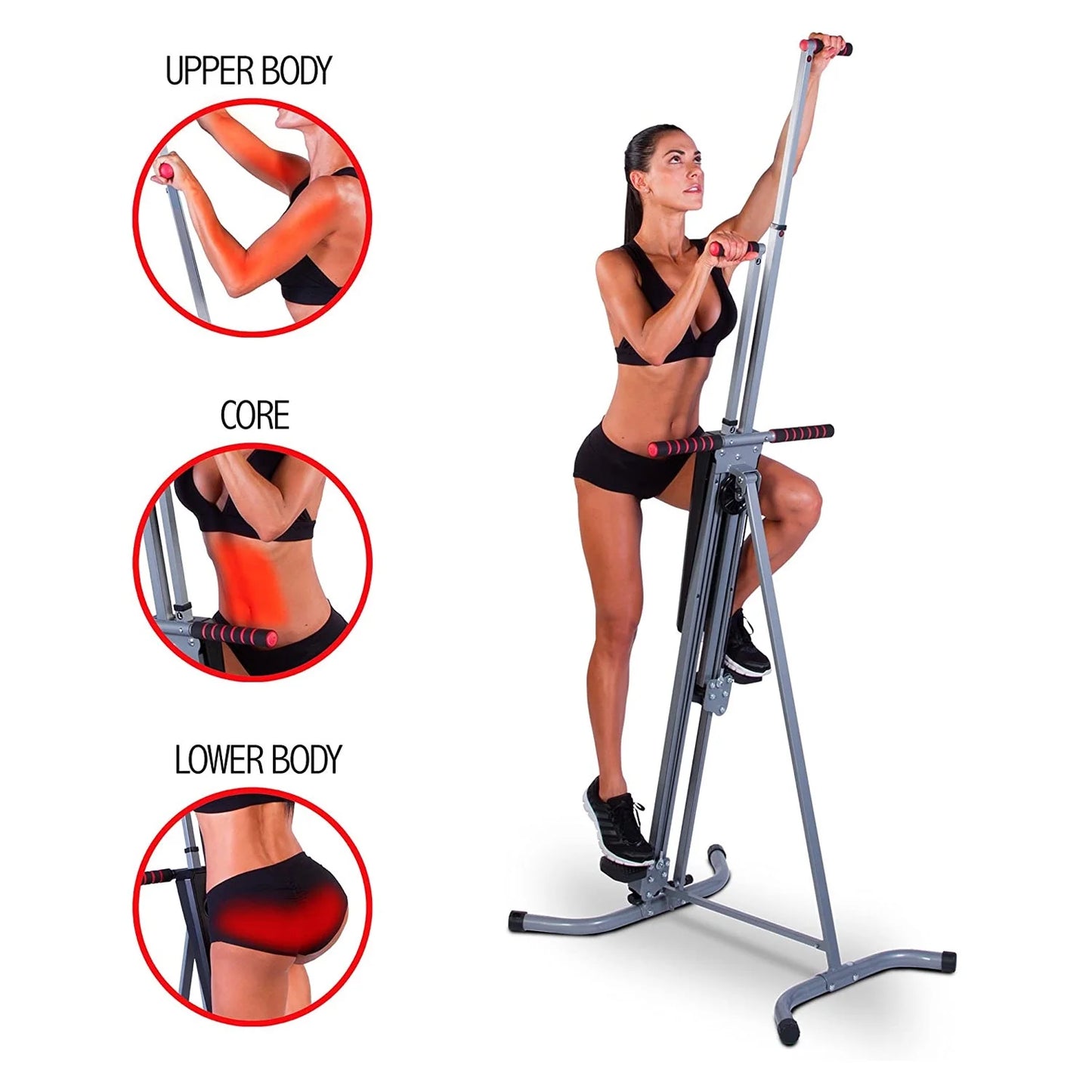 Classic Vertical Resistance Climber and Cardio Exercise System